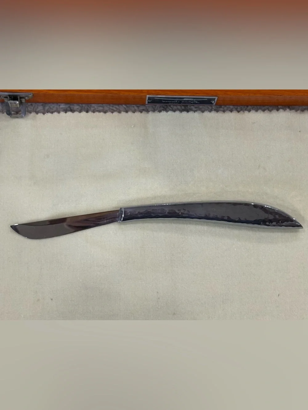 Vintage Japan Sword 12 Stainless Steel Dinner Knives Original Box with Paperwork